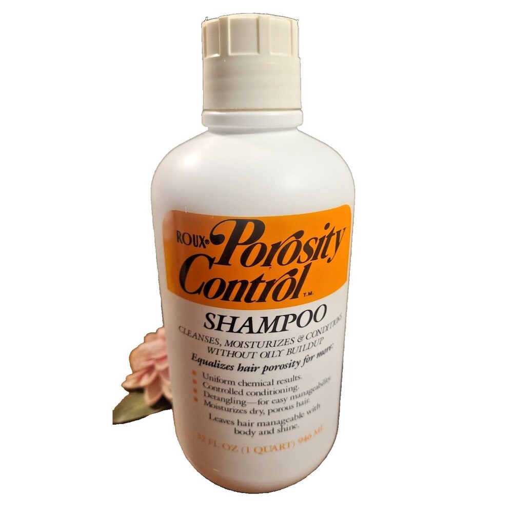 Roux Porosity Control Shampoo 32 fl oz / 1 Q Quart ORIGINAL White Bottle Multi